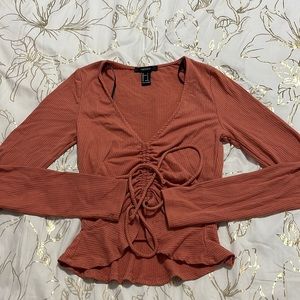 Pinkish Long- Sleeve Shirt